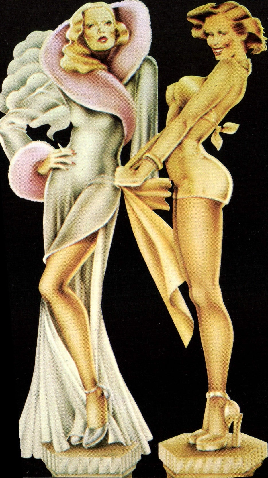 MODERN CARD Naked erotic Illustrator Sex Appeal Helene Majera