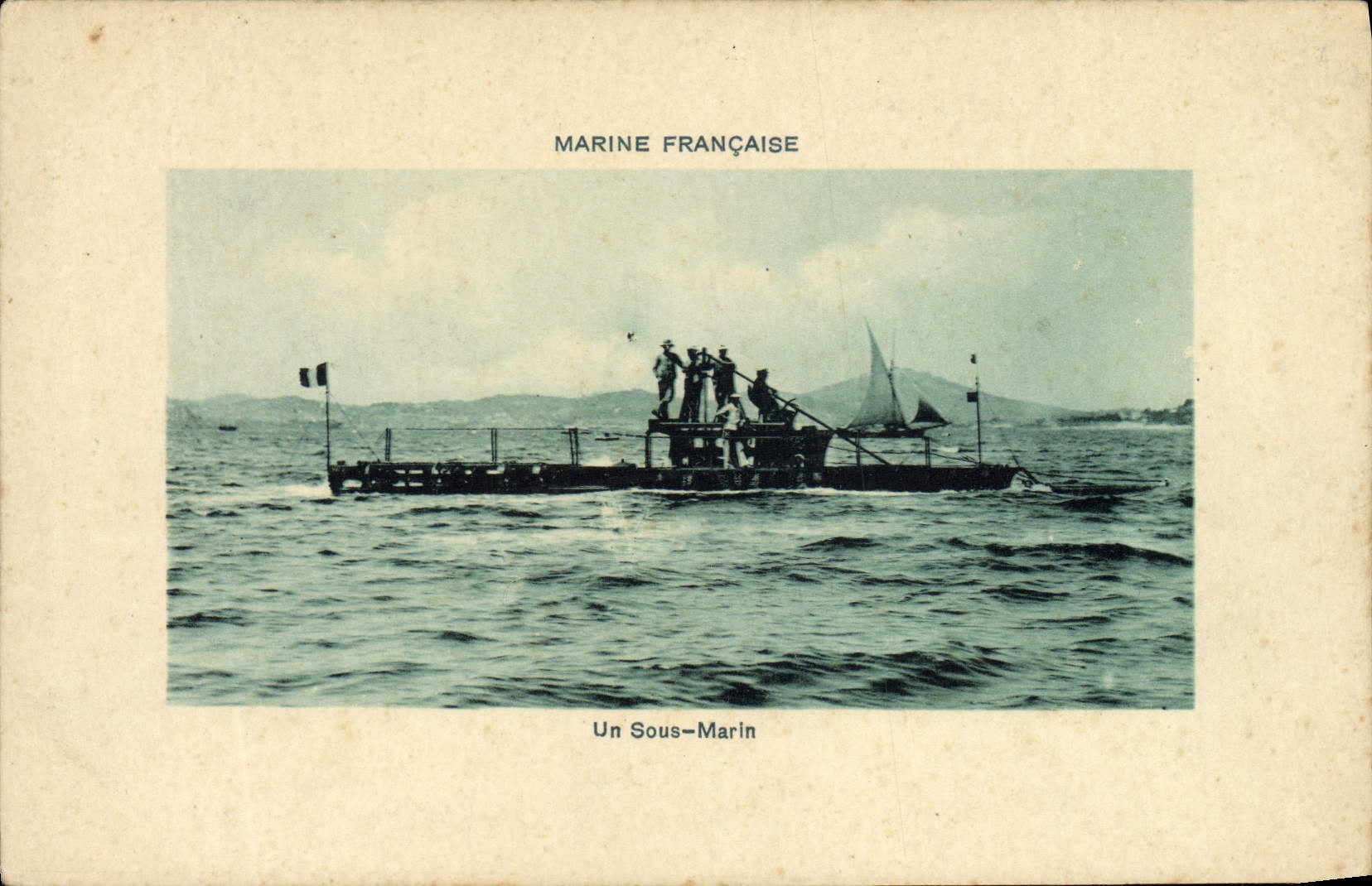 CPA Bateau Sous marin 