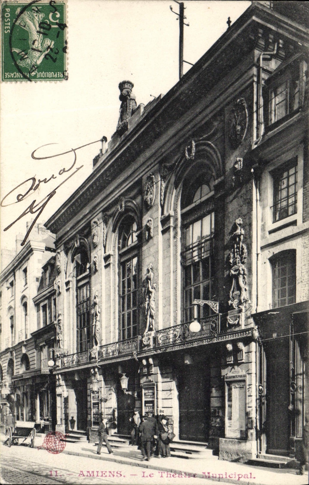 CPA Amiens Le Theatre municipal