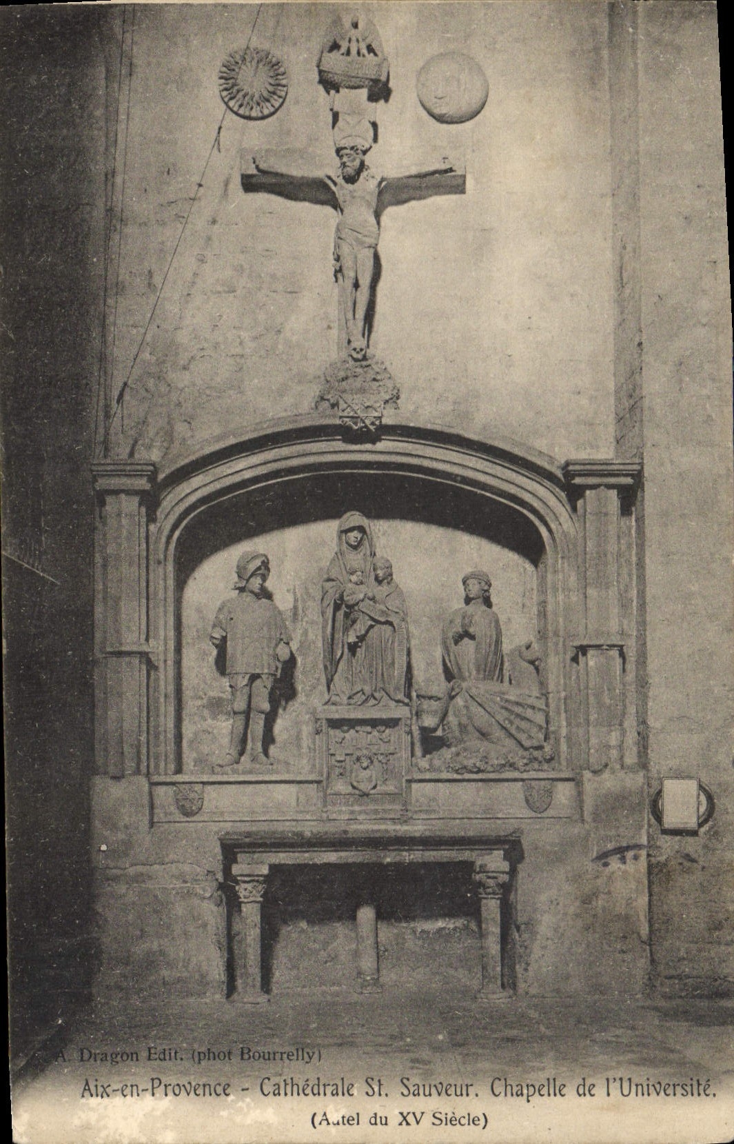 CPA Aix en Provence Cathedrale St Sauveur Chapelle de l'Universite 