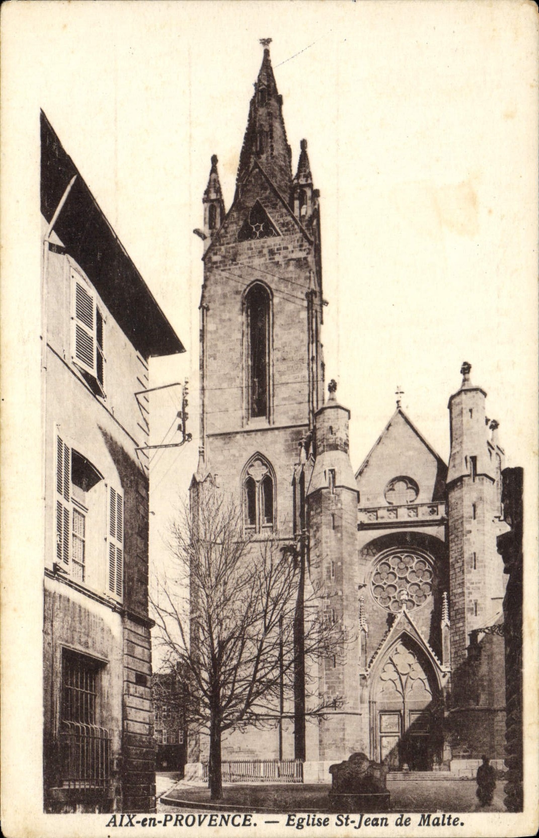 CPA Aix en Provence Eglise St Jean de Malte