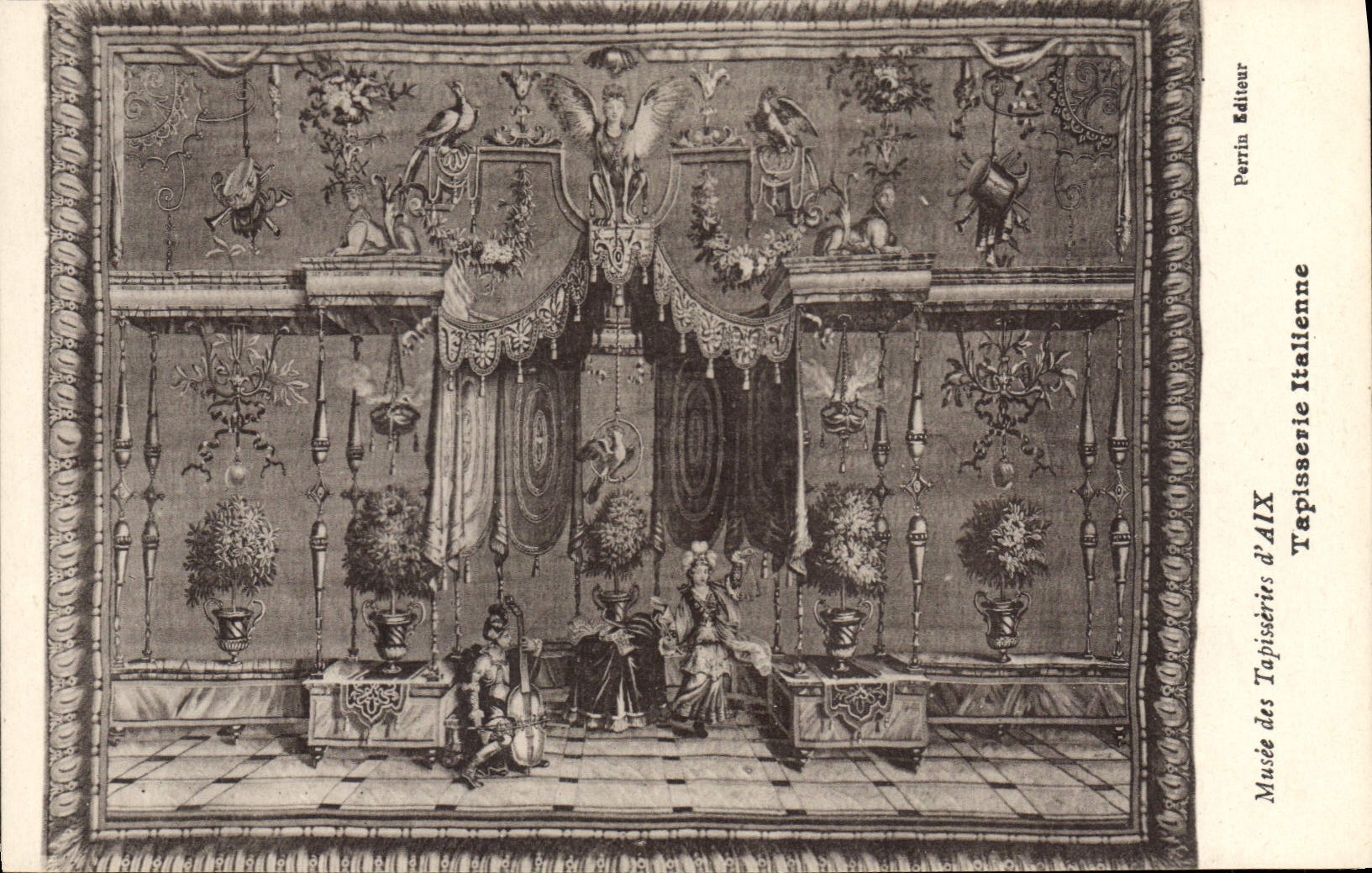 CPA Aix en Provence Musee des tapisseries Tapisserie italienne