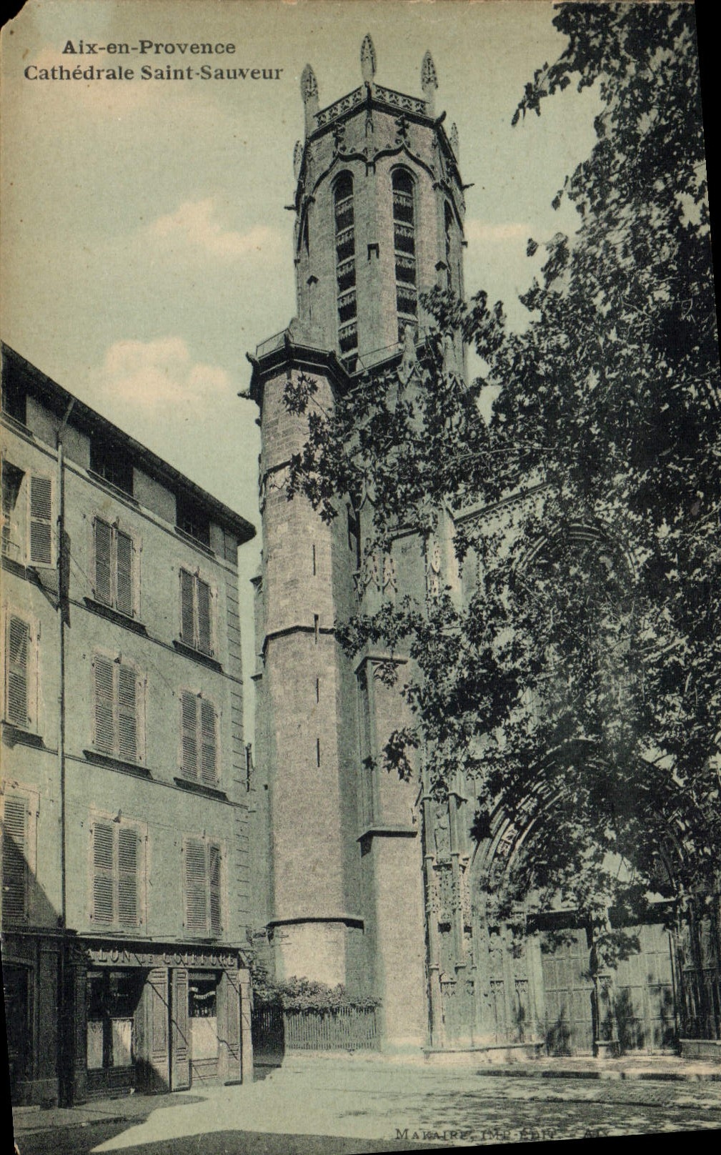 CPA Aix en Provence Cathedrale Saint Sauverr