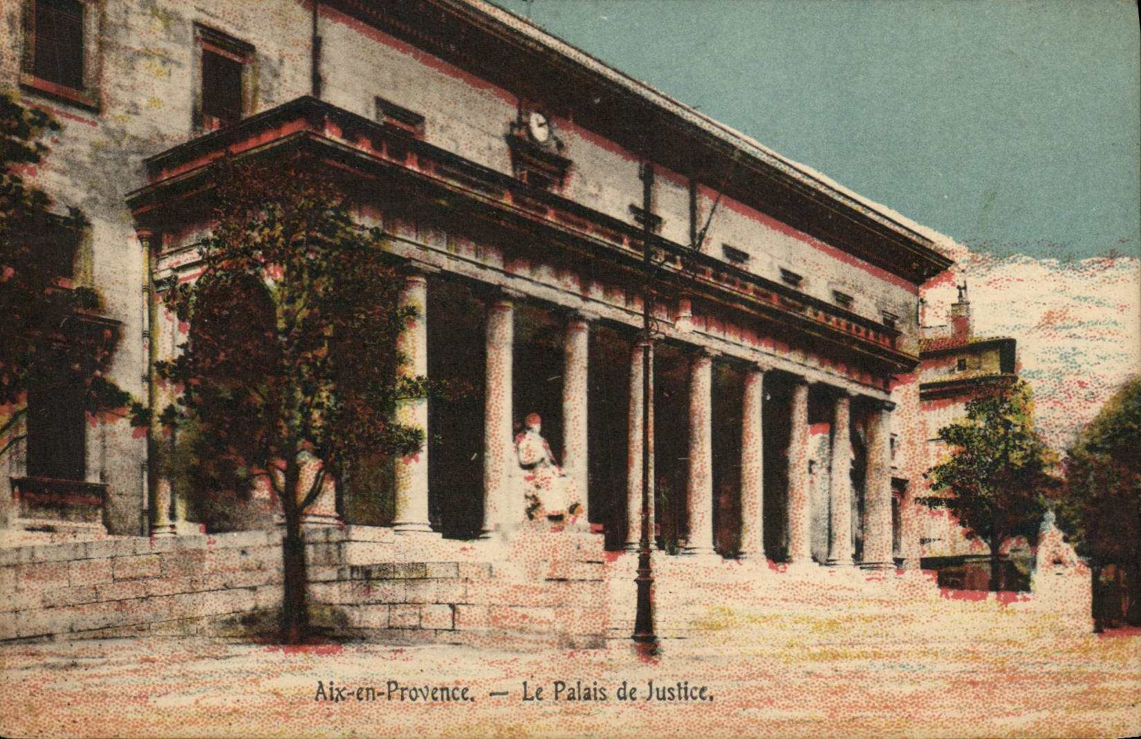 CPA Aix en Provence Le Palais de Justice