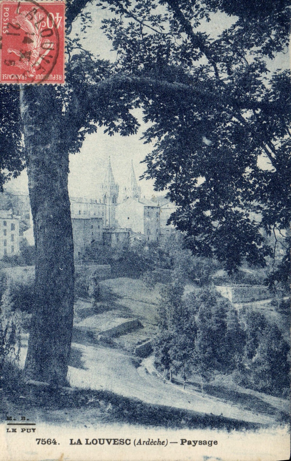 CPA La Louvesc Paysage 