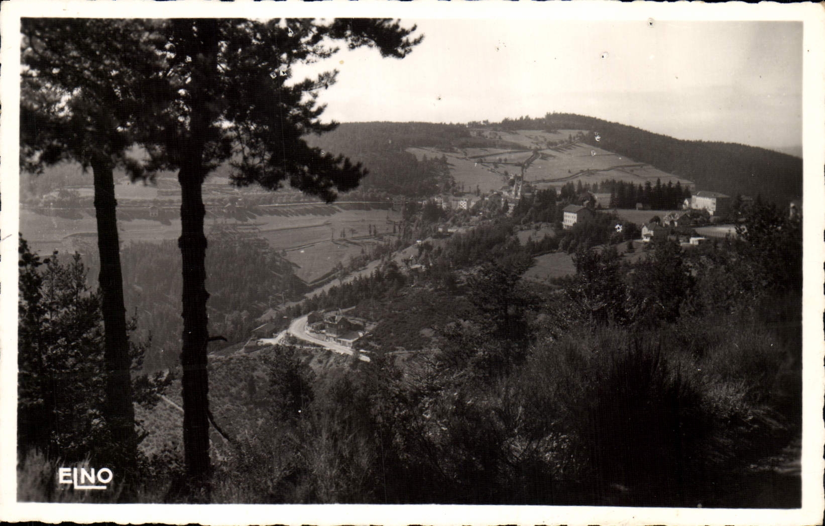 CPA La Louvesc Paysage vu de Rochelipe colinies d'Oran