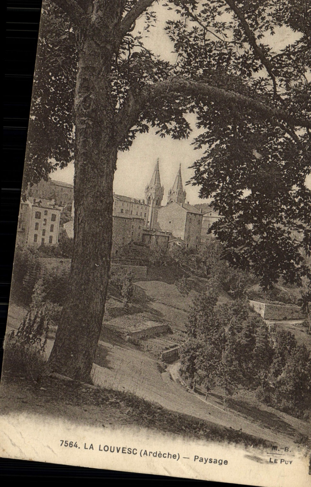 CPA Le Louvesc Paysage