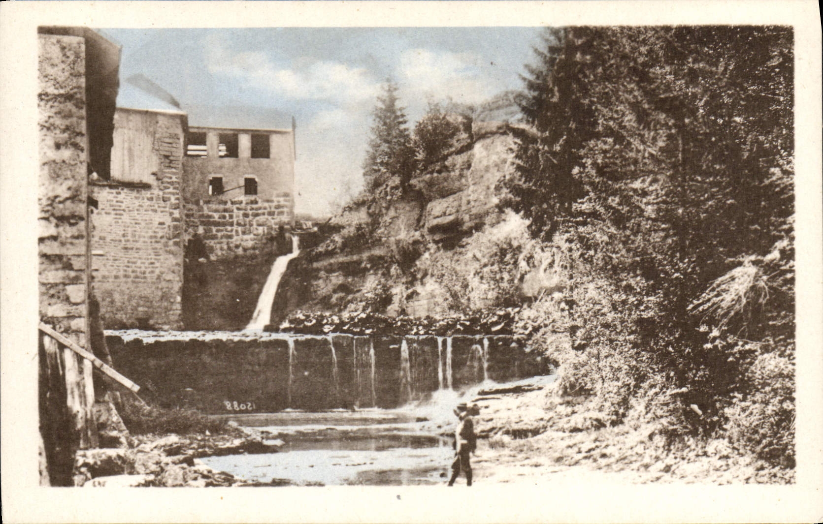 VINTAGE POSTCARD Extremely of Plasne