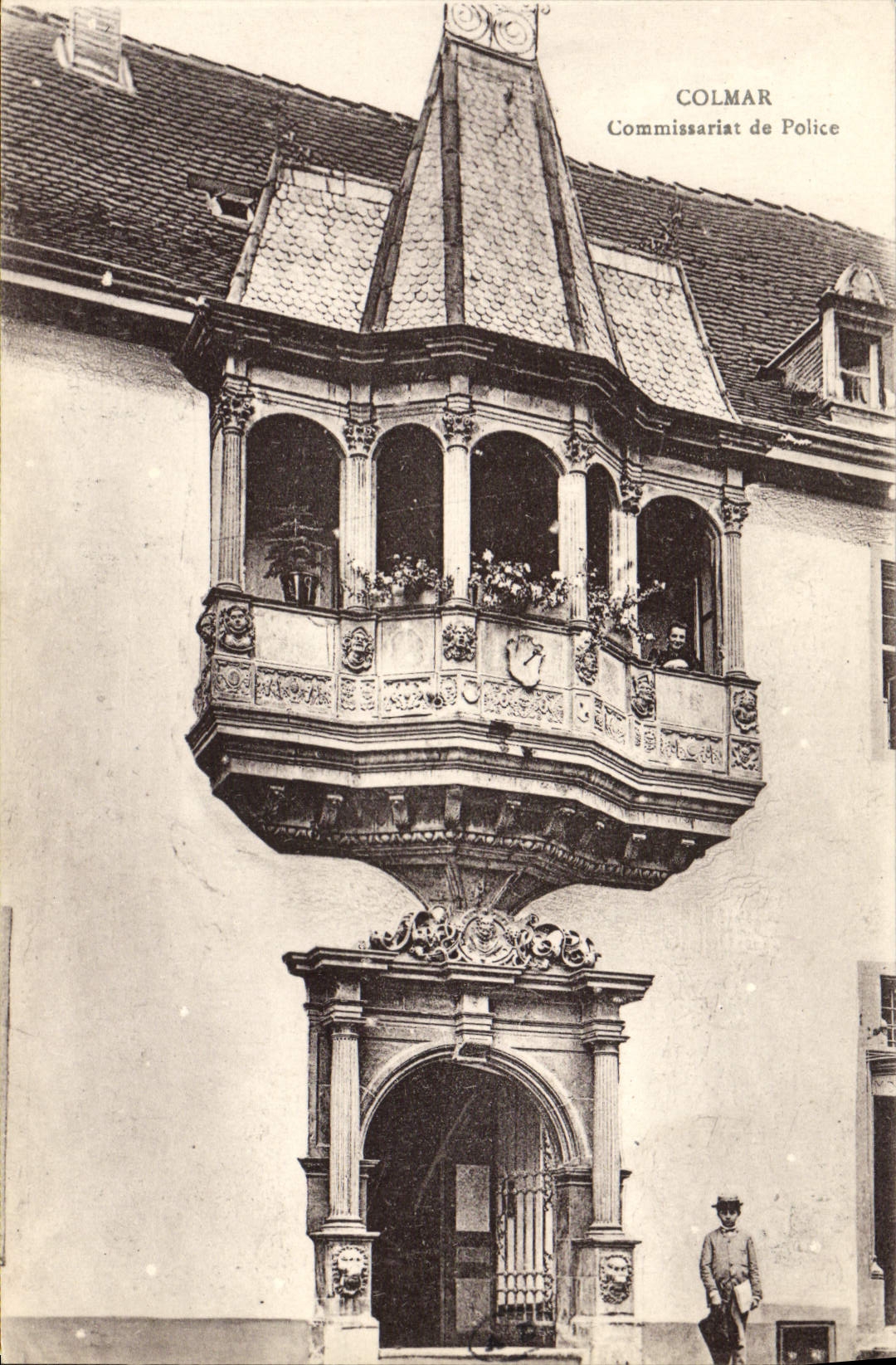 CPA Police Policier Colmar Commissariat