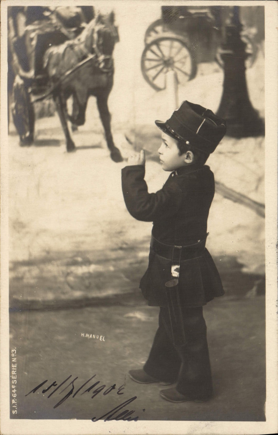 CPA Police Policier Enfant