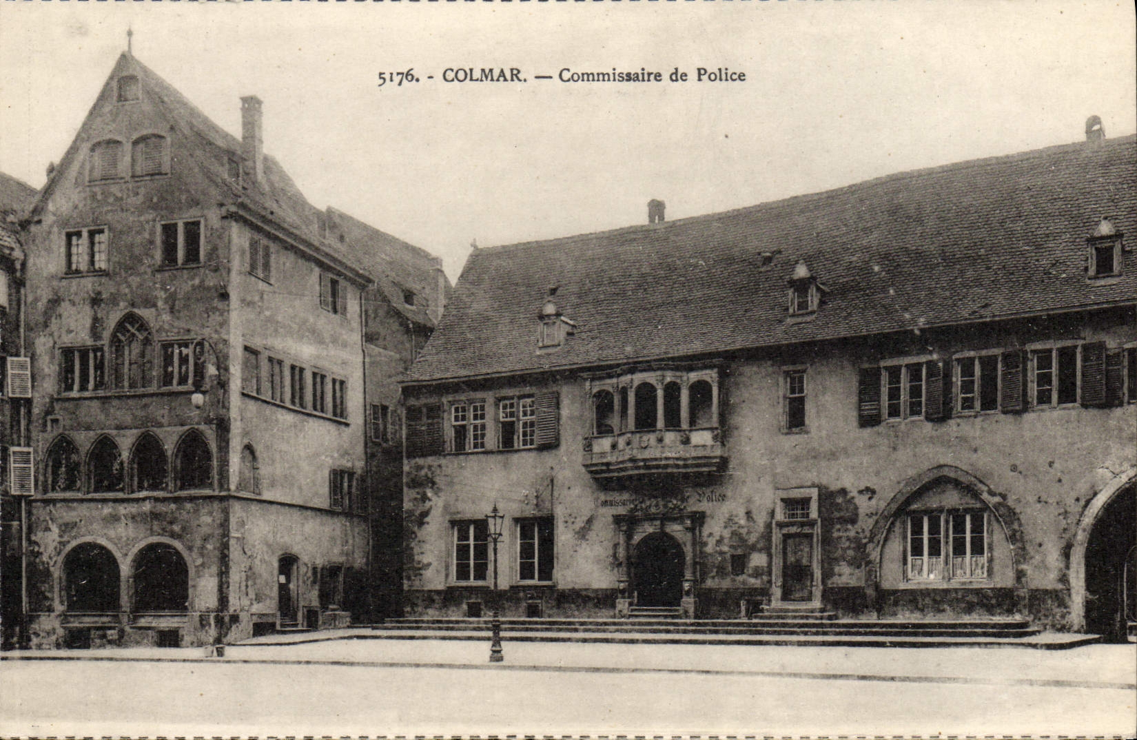 CPA Police Policier Colmar Commissaire de police