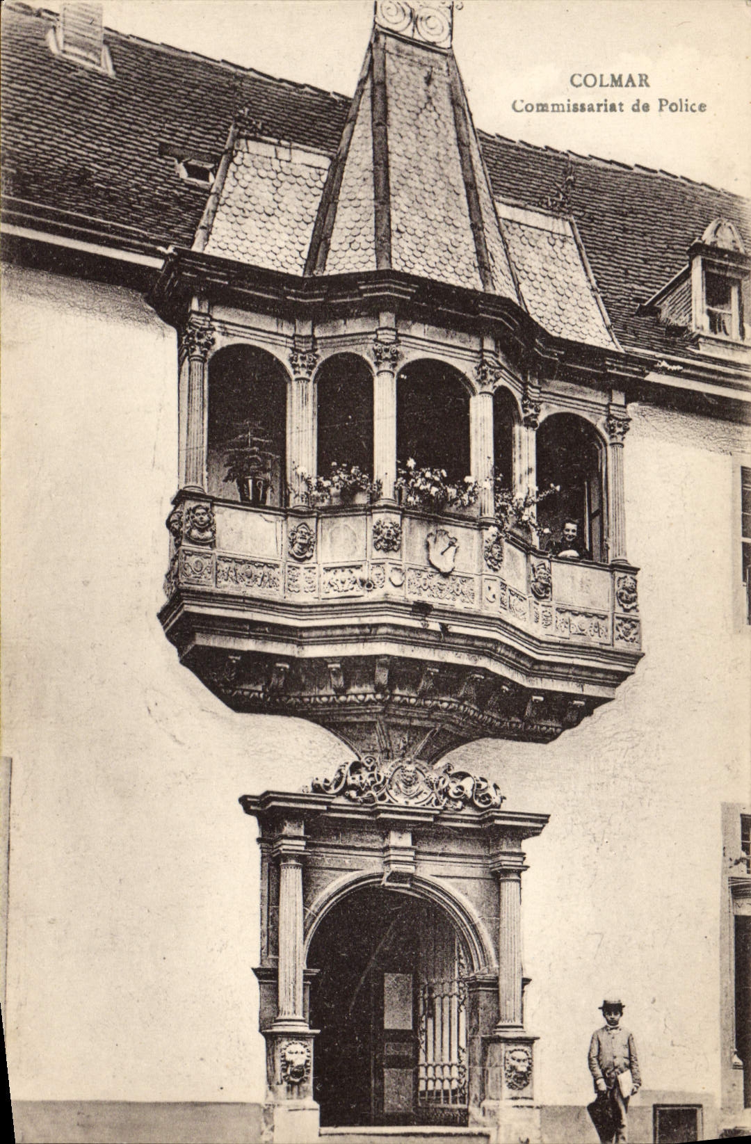 CPA Police Policier Colmar Commissariat de police