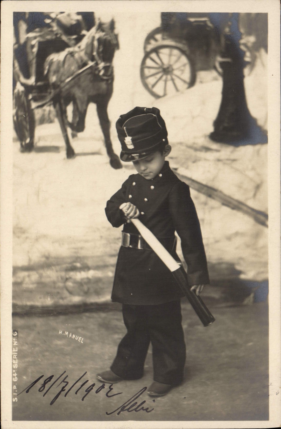 CPA Police Policier Enfant