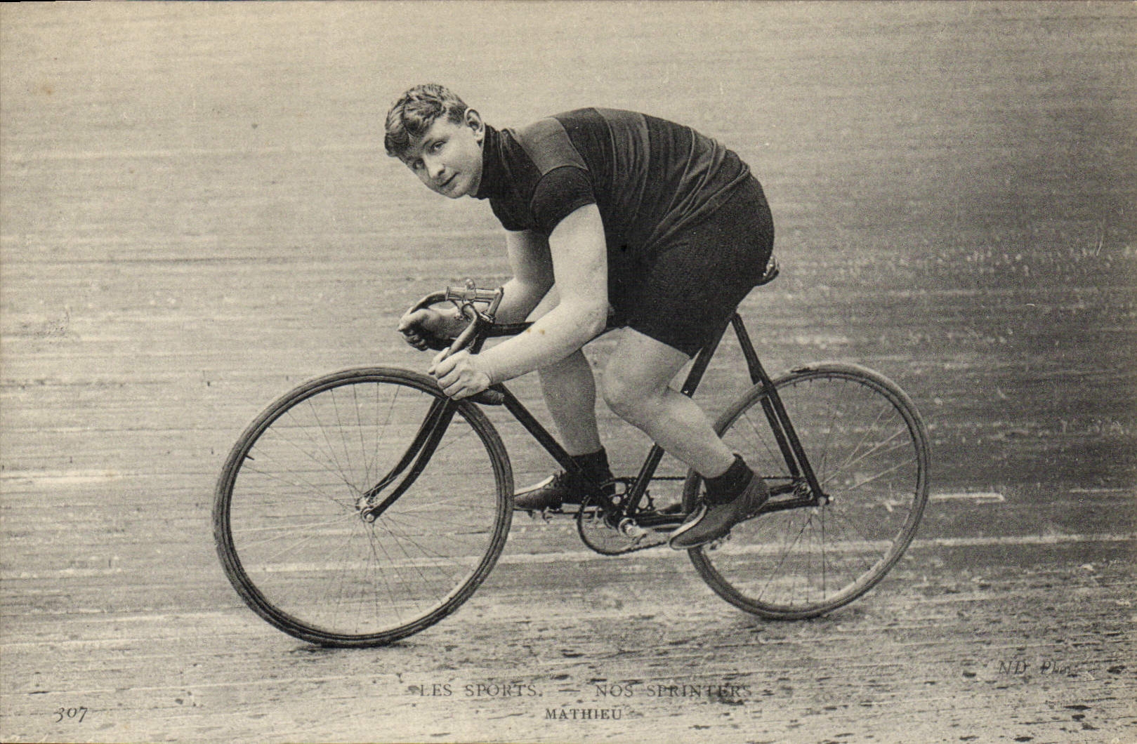 CPA Velo Cycle Cyclisme Nos sprinters Mathieu