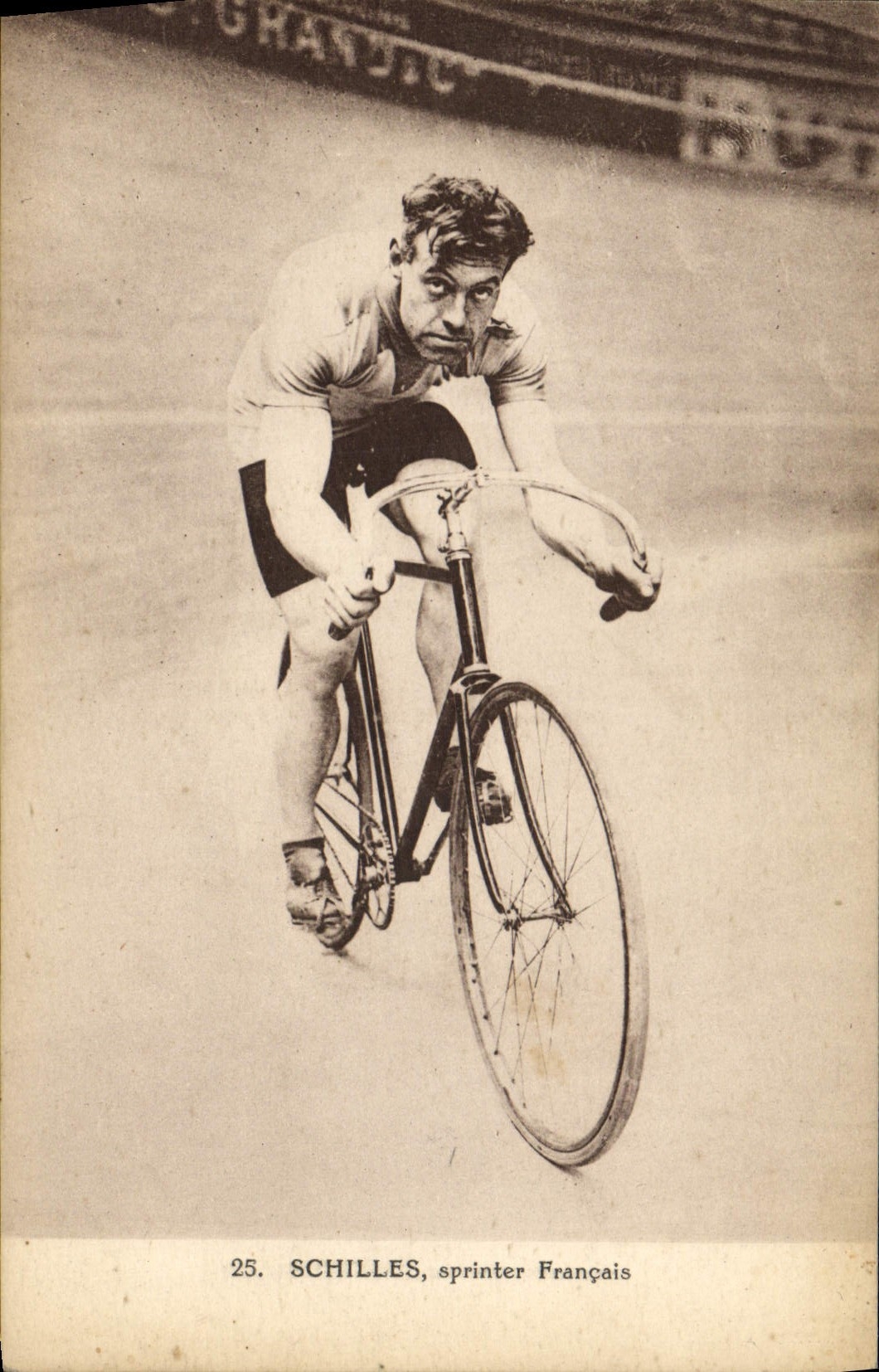 CPA Velo Cycle Cyclisme Schilles Sprinter francais