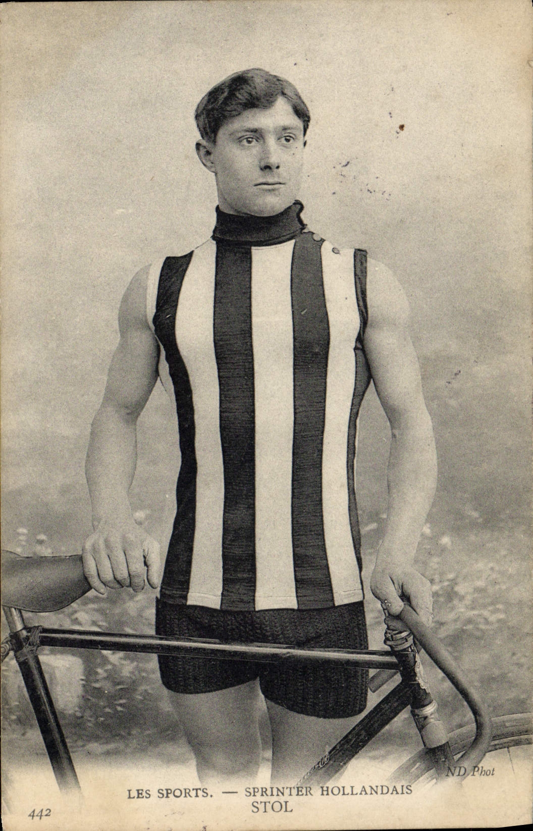 VINTAGE POSTCARD Velo Cycles Cycling Dutch Sprinter Stol