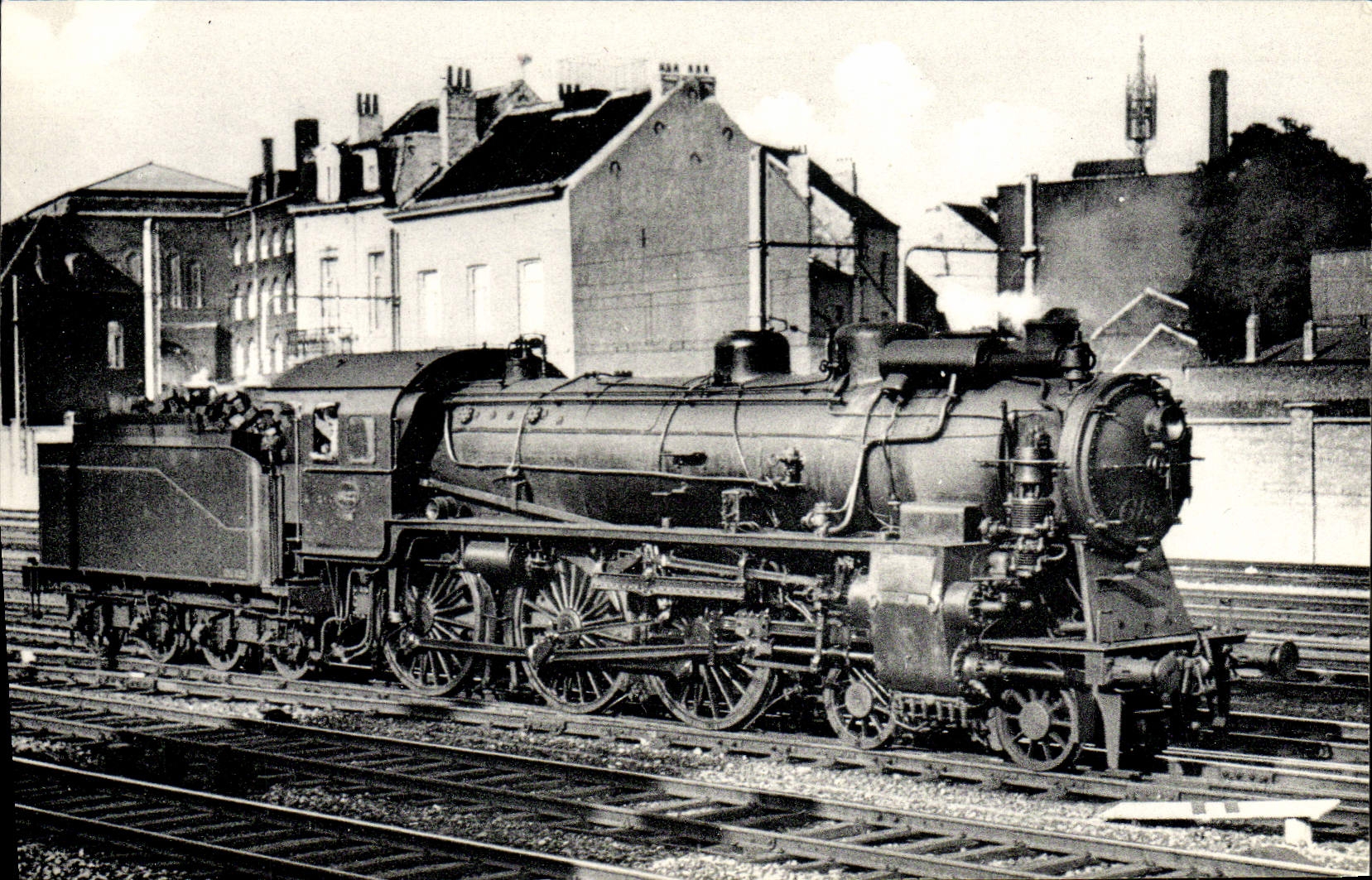 MODERN CARD Standard Train Engine 61 Prussian State