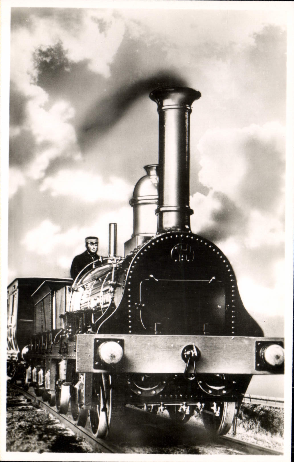 MODERN CARD Train Engine Odin 1846