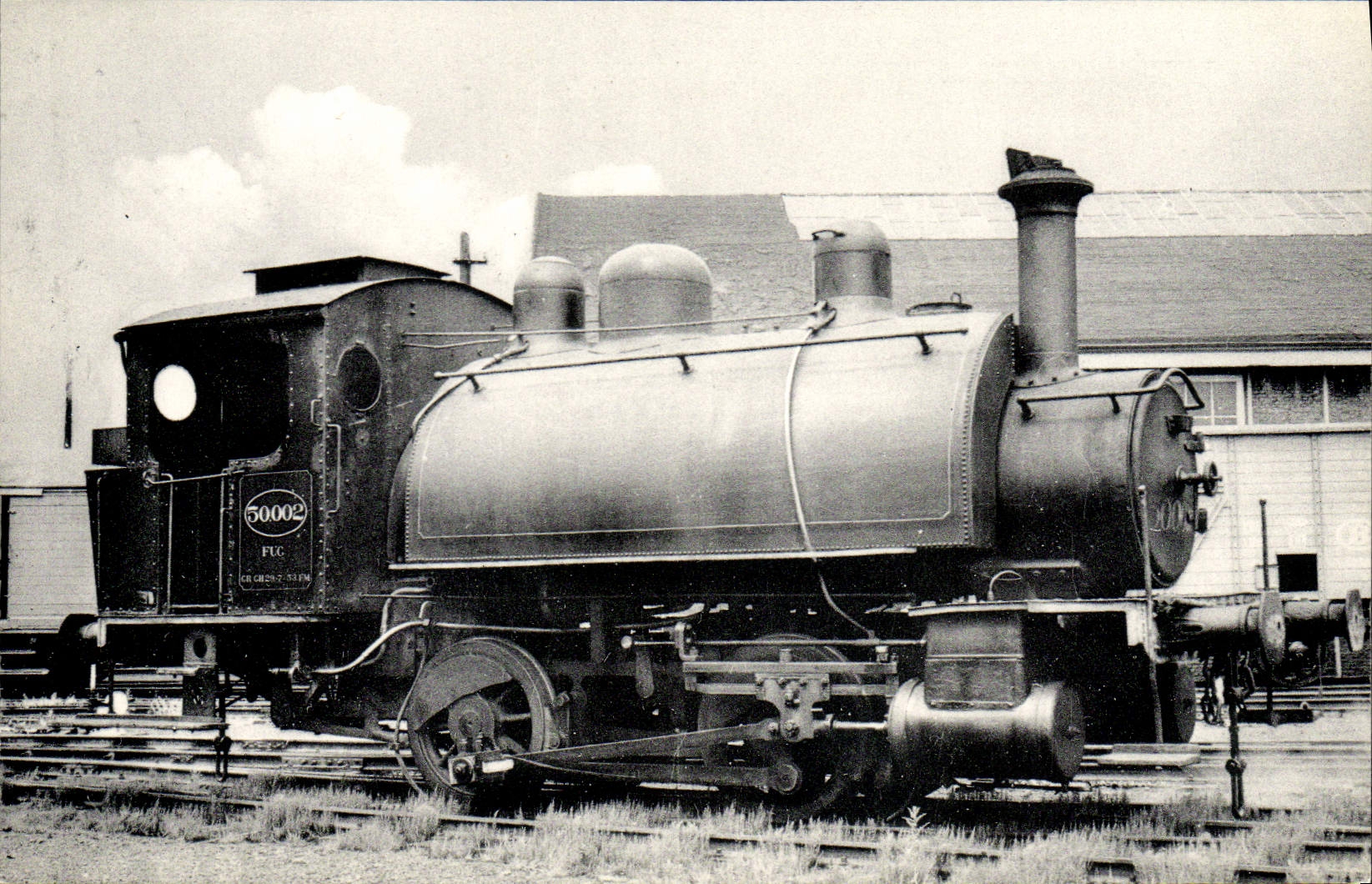 MODERN CARD Train Standard Engine Tender 50