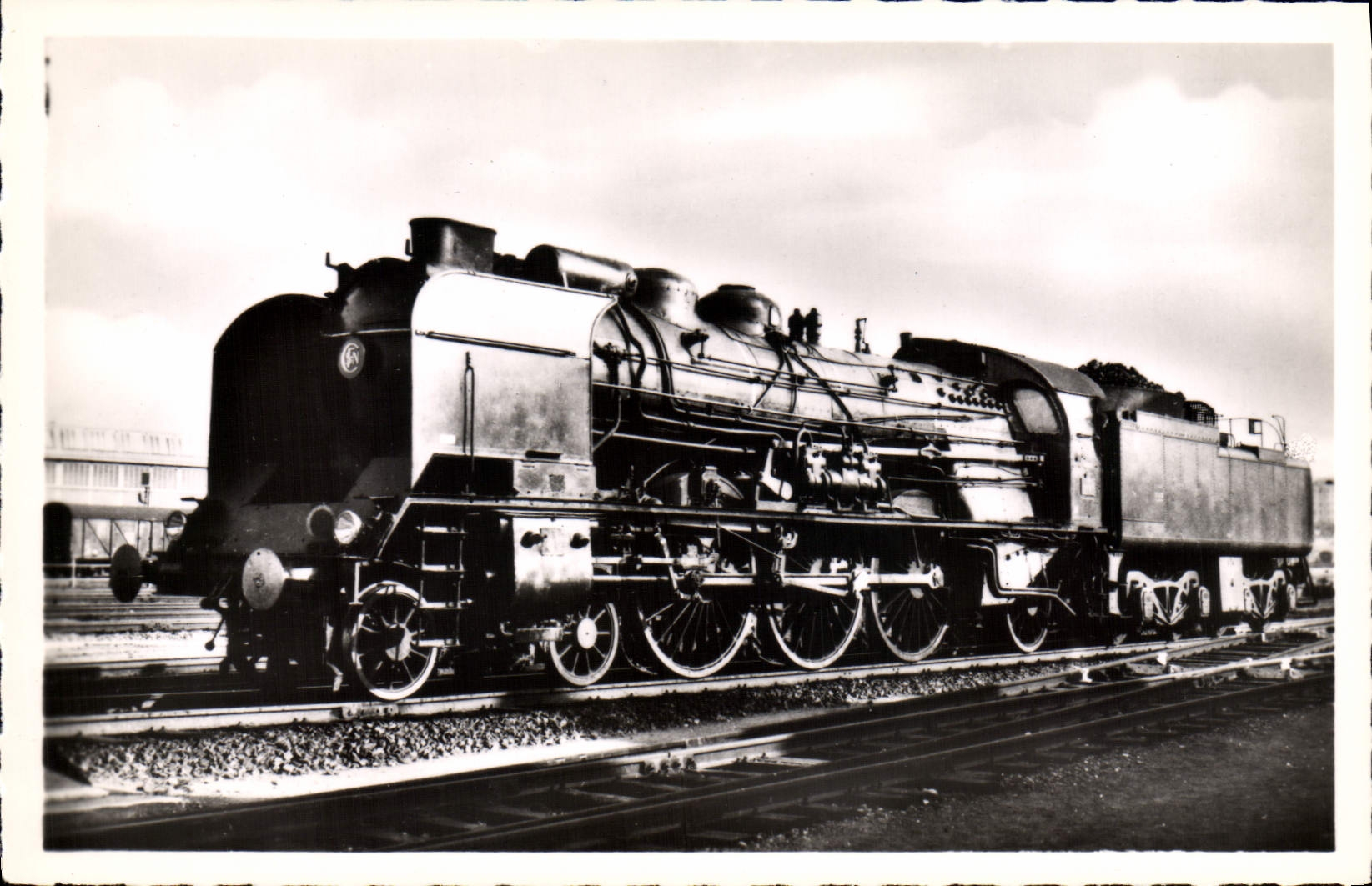 MODERN CARD the Locomotive Train SNCF 231 K