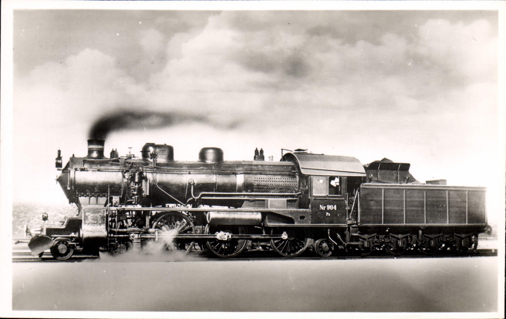 MODERN CARD Train Engine PR