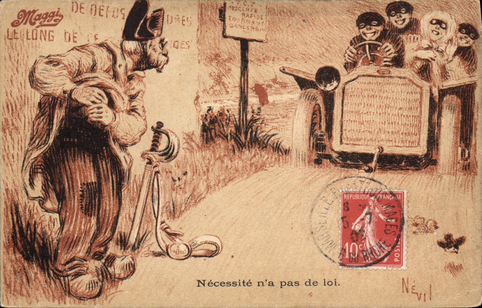 La policía de la POSTAL de la VENDIMIA requirió a oficial de policía no tiene sopas de la ley del automóvil de un Maggi de la publicidad