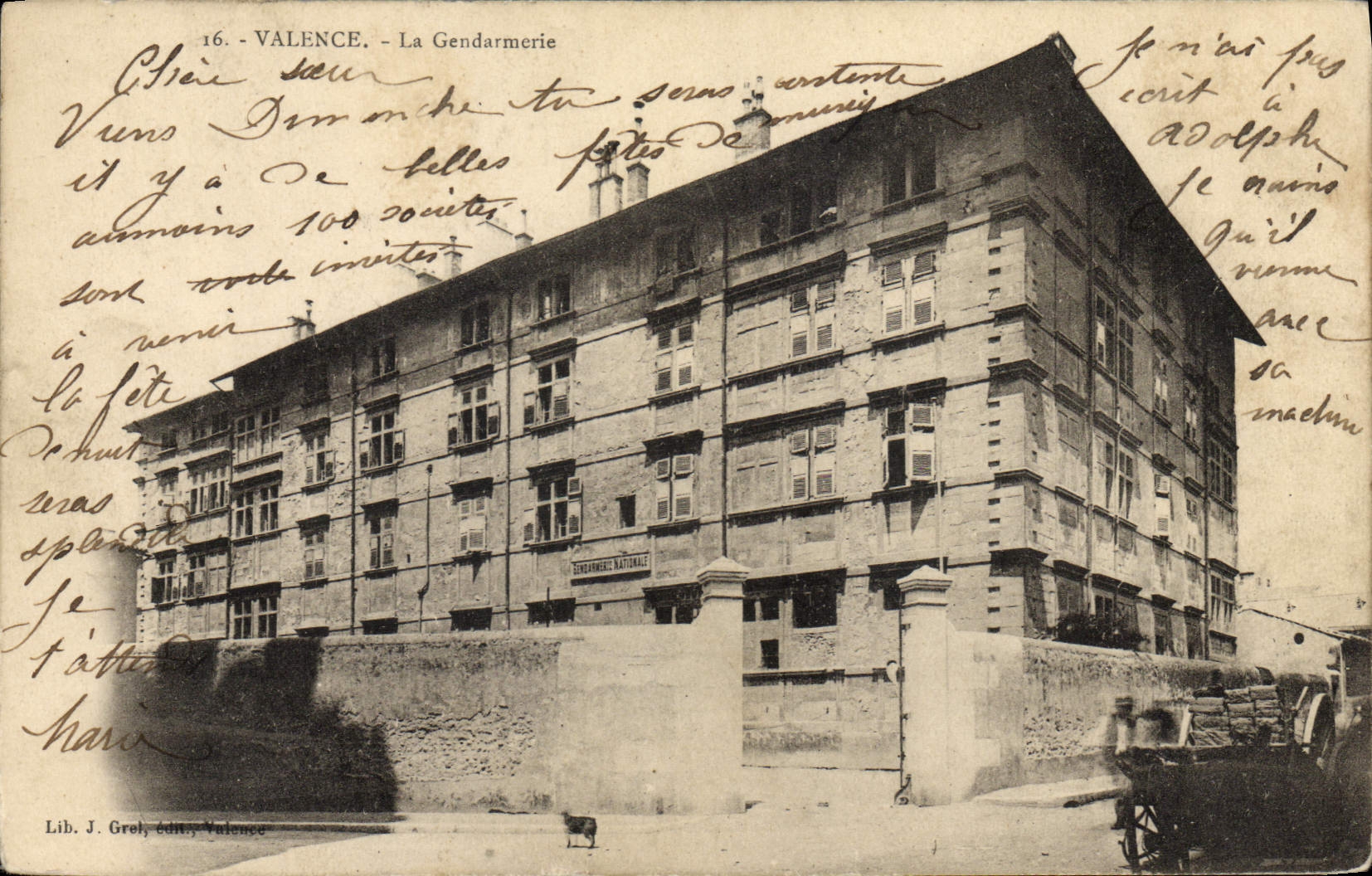 CPA Police Policier Valence Gendarmerie