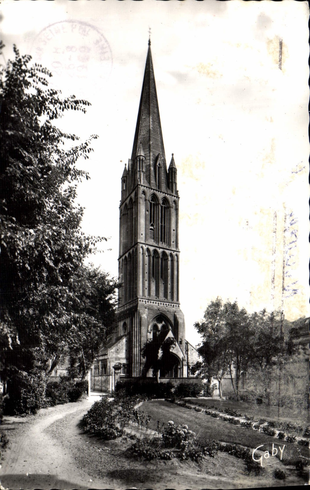 MODERN CARD Bernieres On Sea the Church