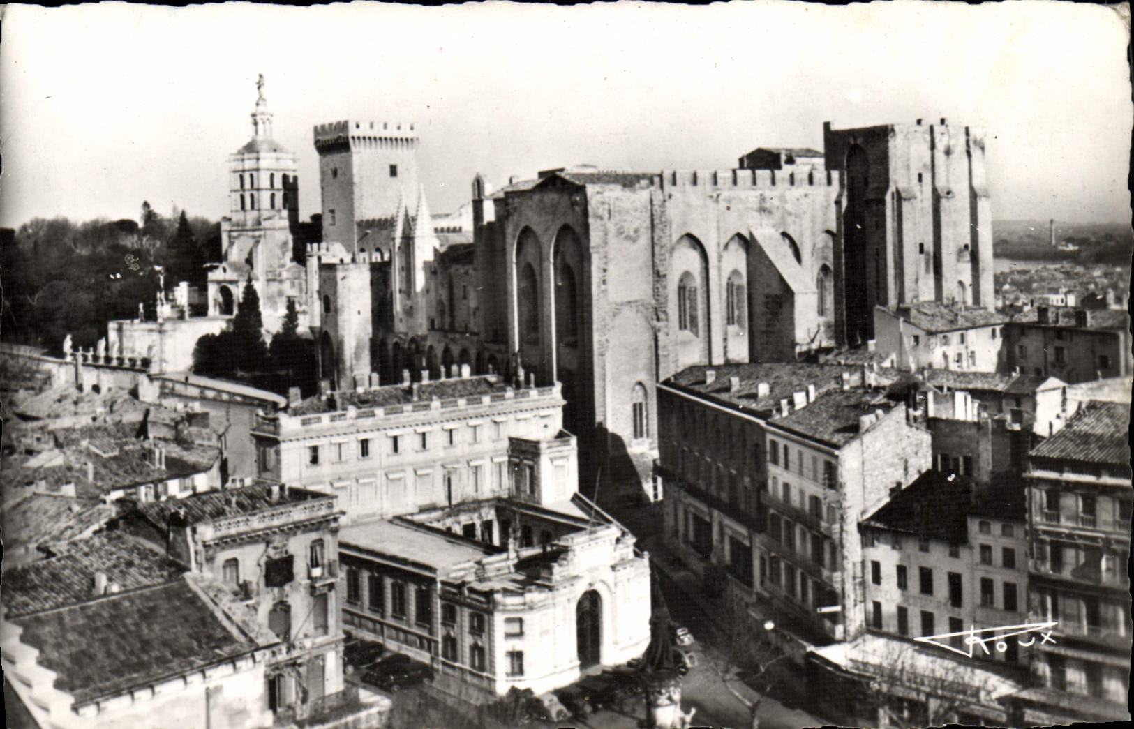 POSTAL MODERNA opinión de Avignon del paladar de los papas