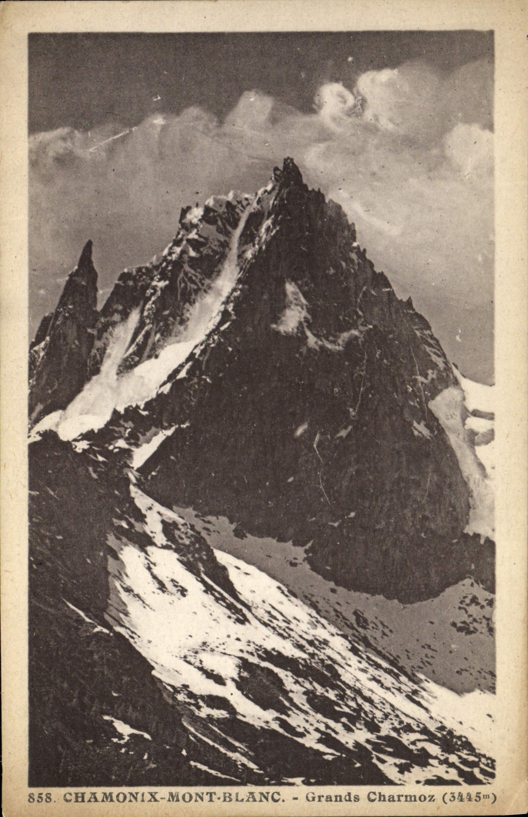 CPA Chamonix Mont Blanc Grande Charmoz