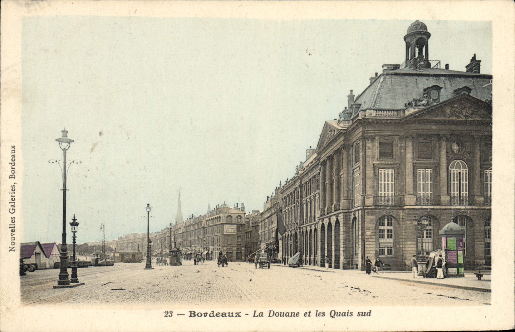 CPA Douane Douanes Douanier Bordeaux La Douane et les quais Sud