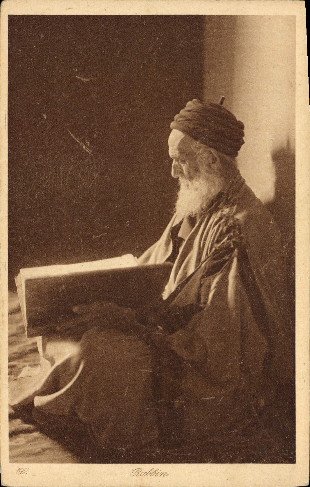 CPA Judaica Juif Maroc Rabbin 