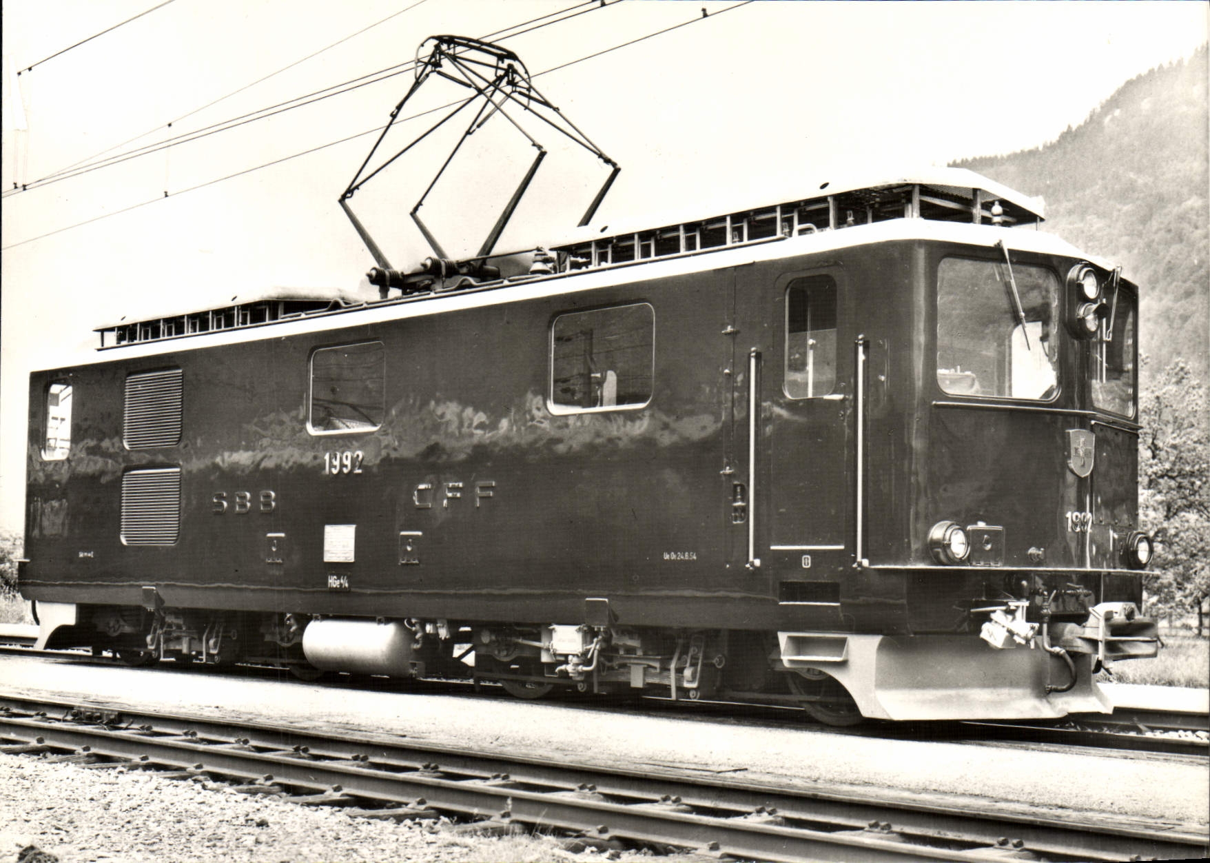 CPM Train Locomotive a voie etroite a adherence HG4/4 
