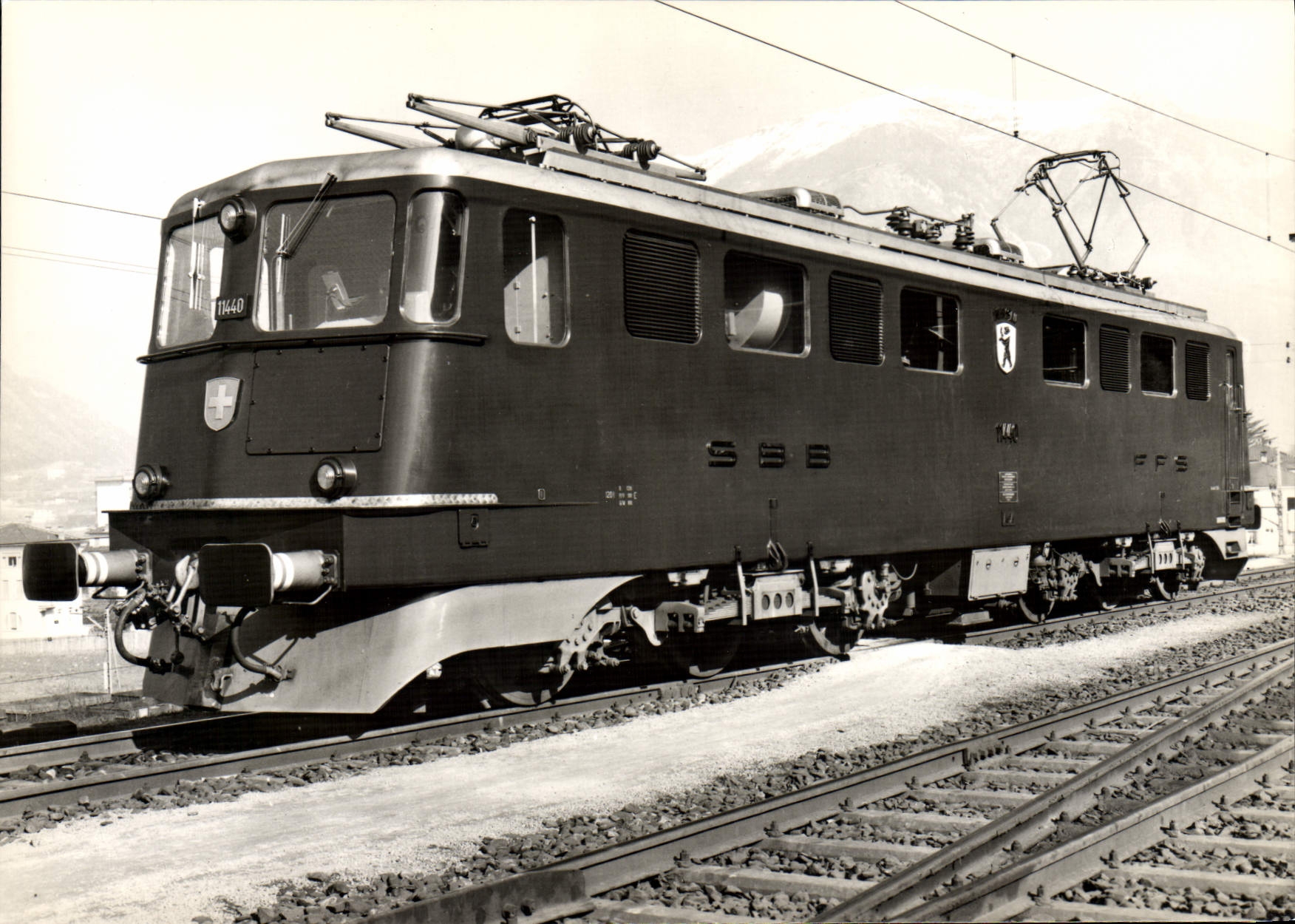 MODERN CARD Train Engine of Gothard Ae 6/6 11426 50