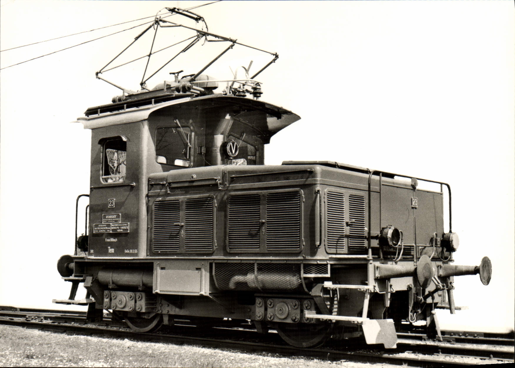 MODERN CARD Train Tractor ambimotor Tem 21 and S