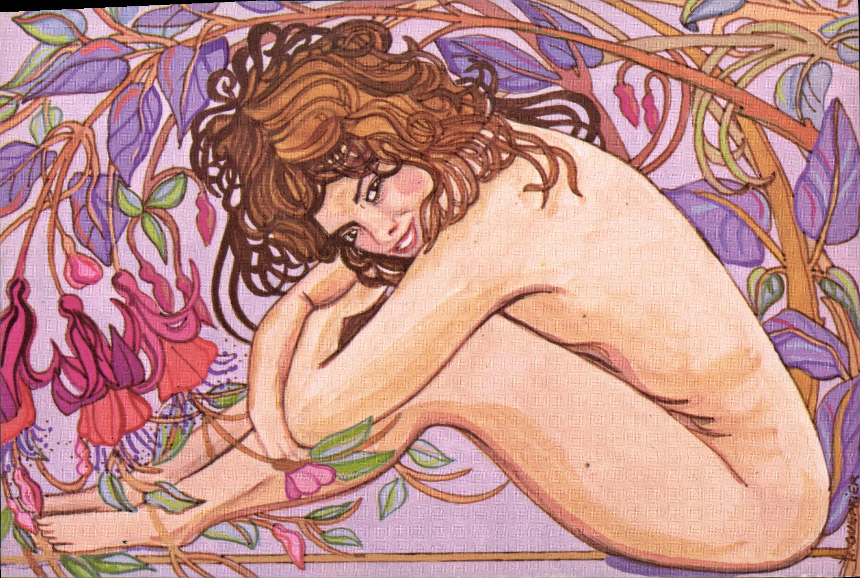 CPM Nu erotique Femme Nues et belles d'autrefois Suzanne