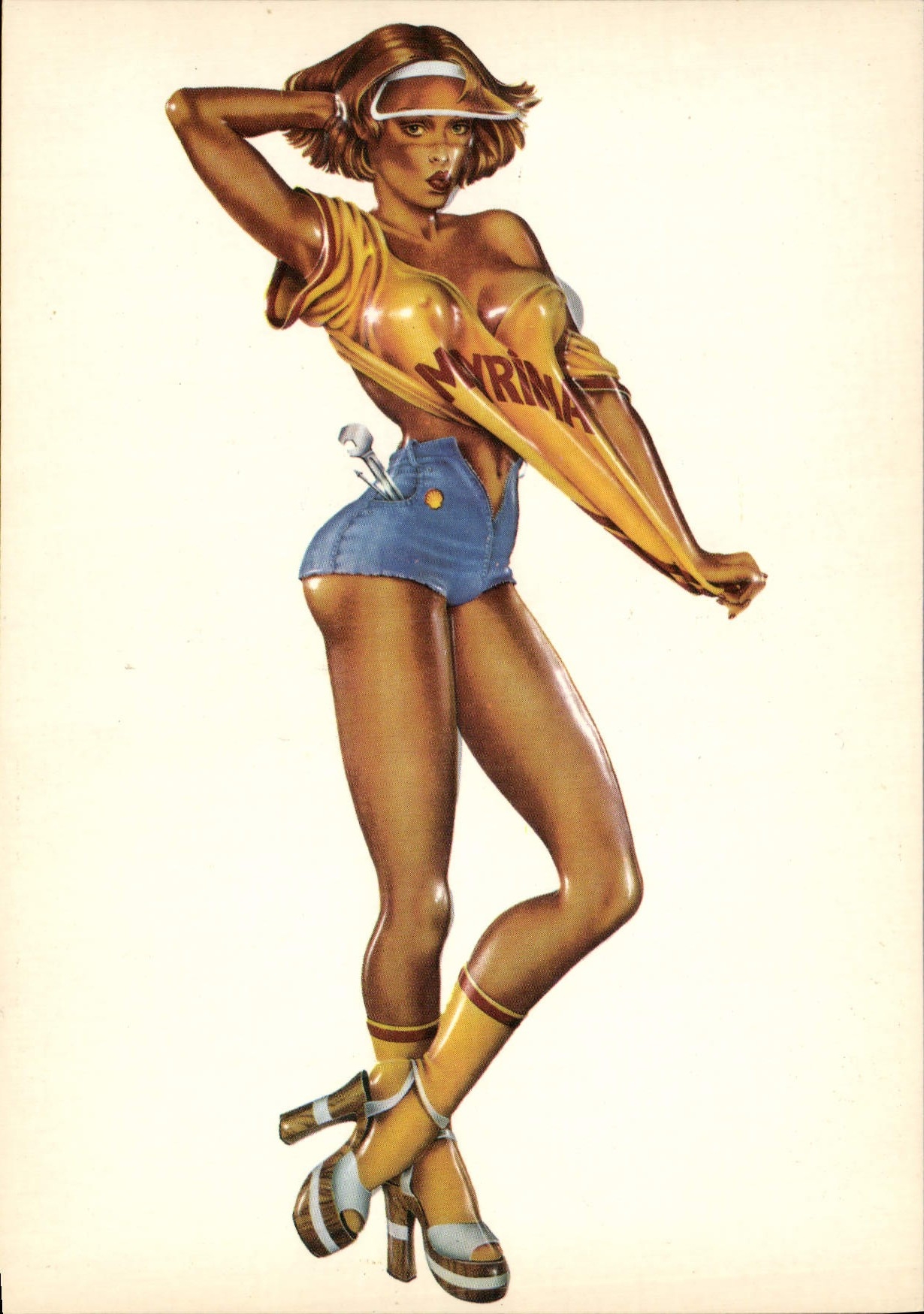 CPM Nu erotique Femme Illustrateur Miss Myrina Helene Majera 