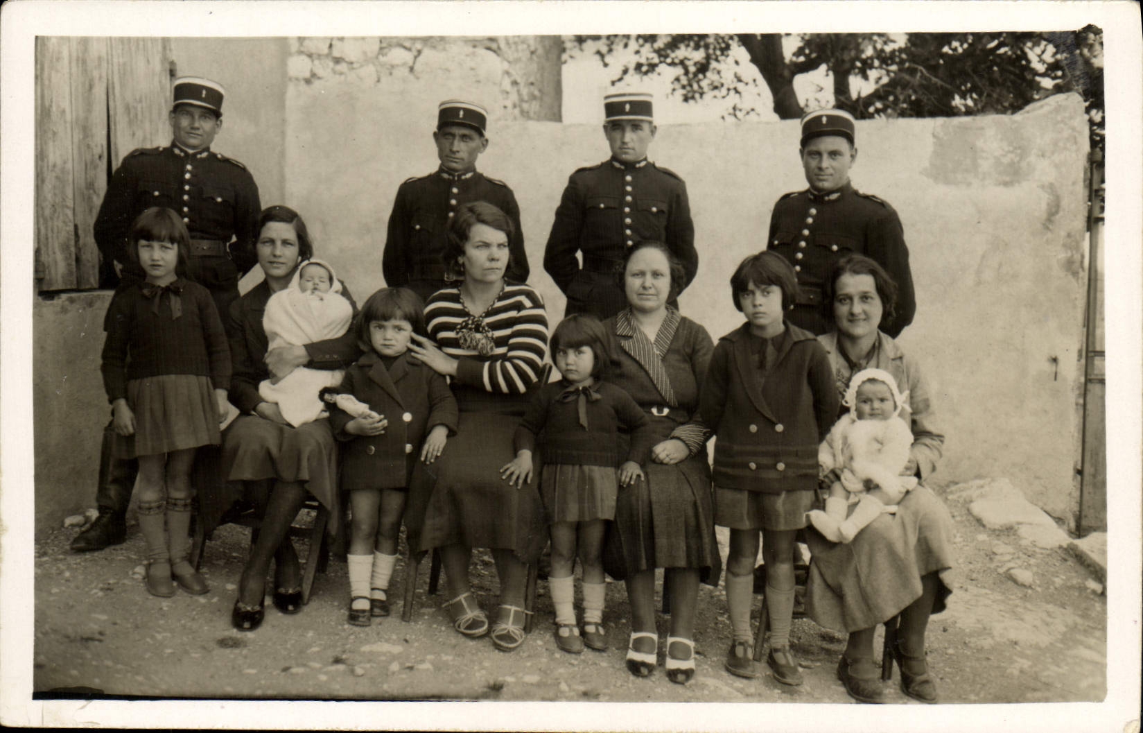 Real photo Gendarmerie Gendarme Gendarmes
