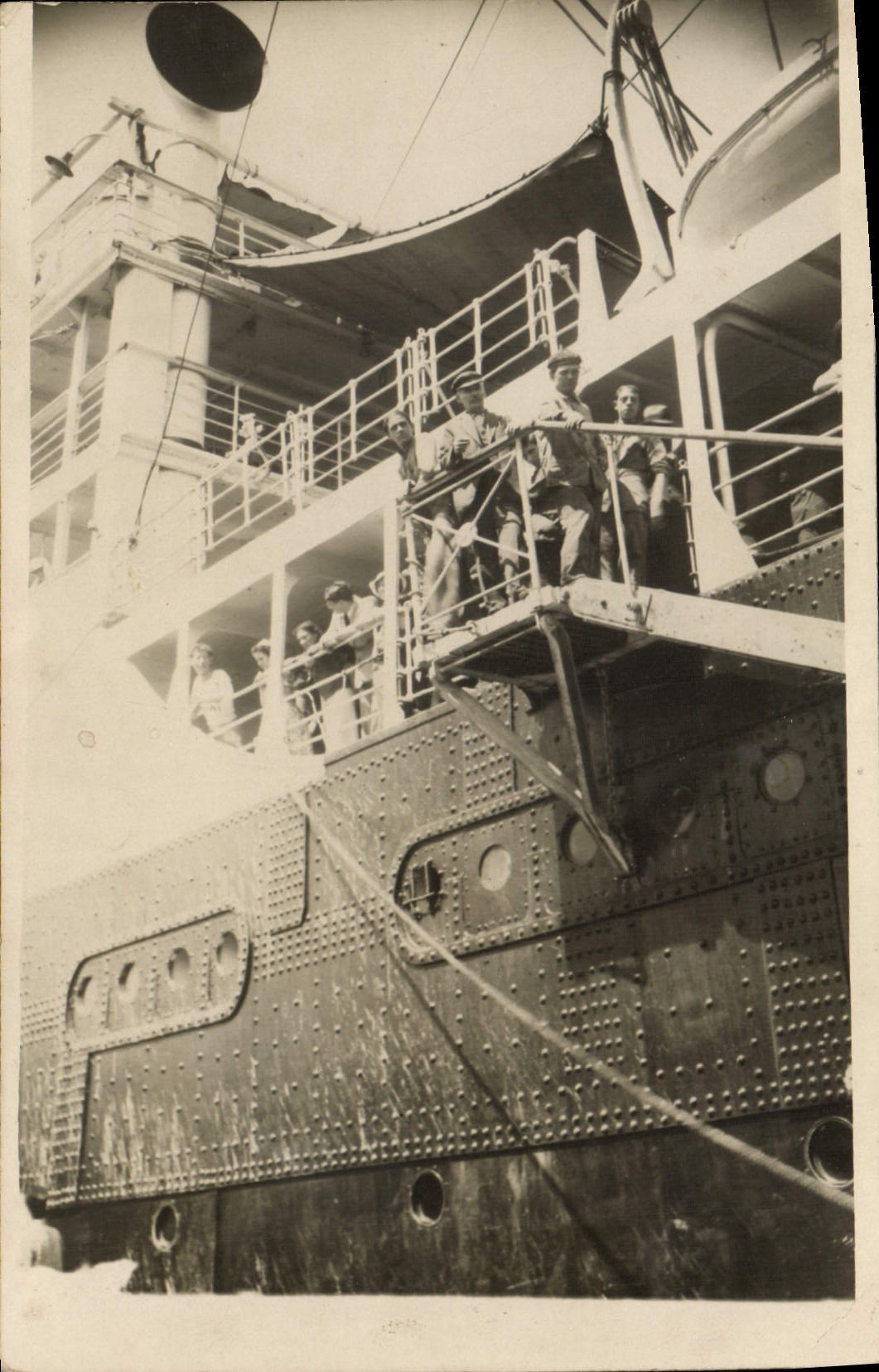 CARTE PHOTO Bateau 