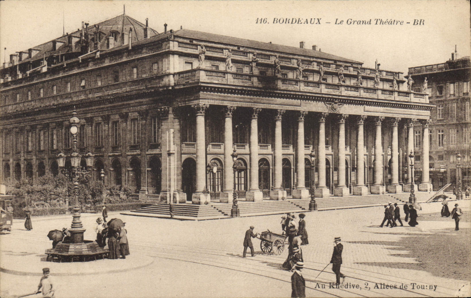 CPA Le grand Theatre Bordeaux