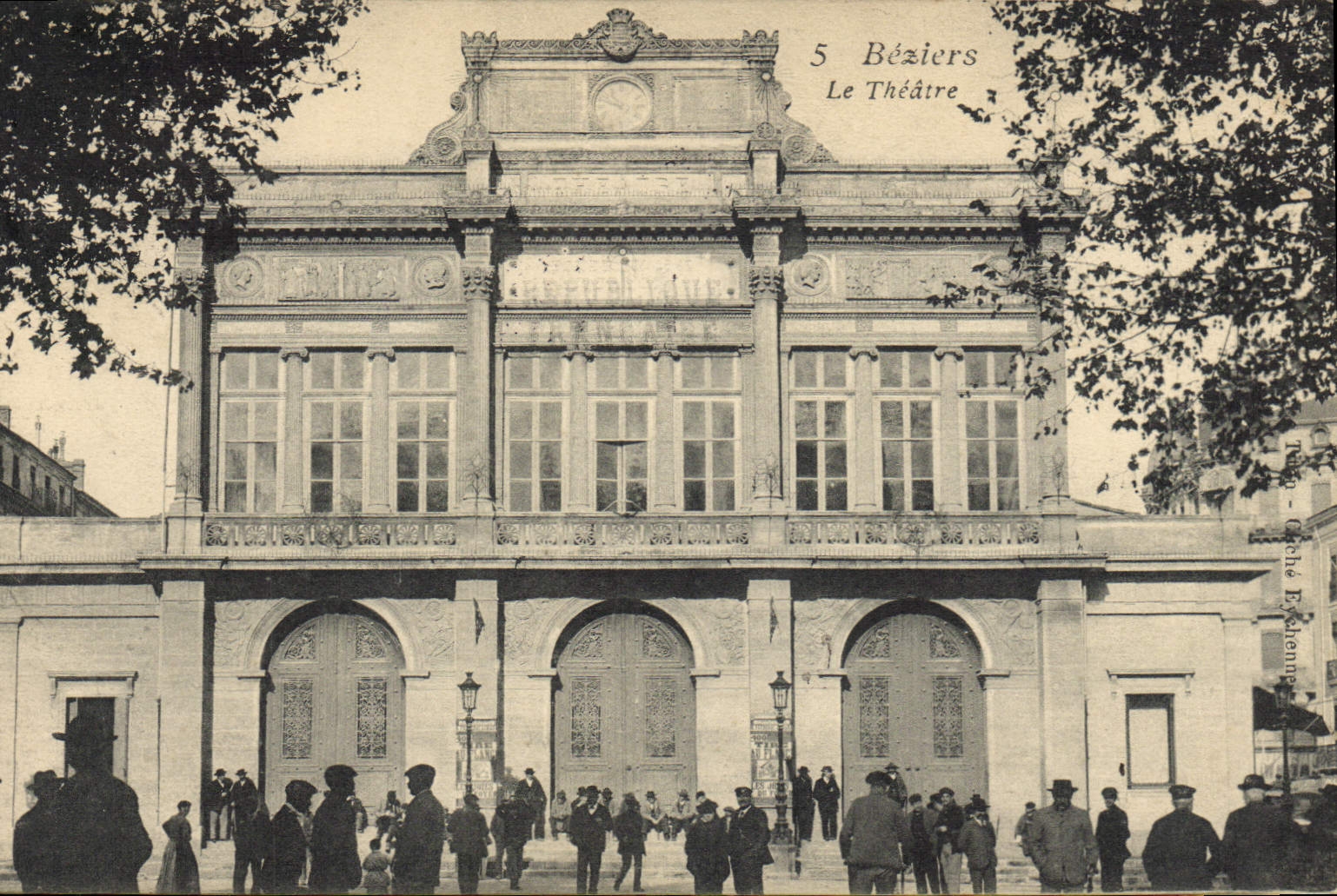 CPA Le Theatre Beziers 