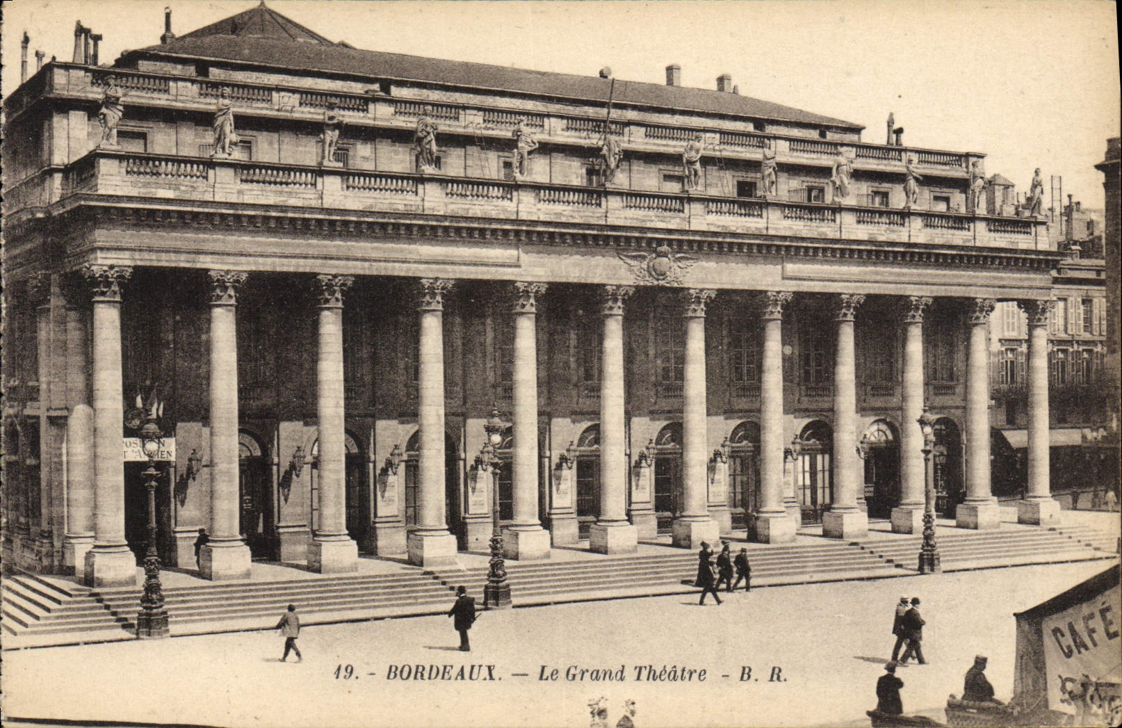 CPA Bordeaux Le grand Theatre 