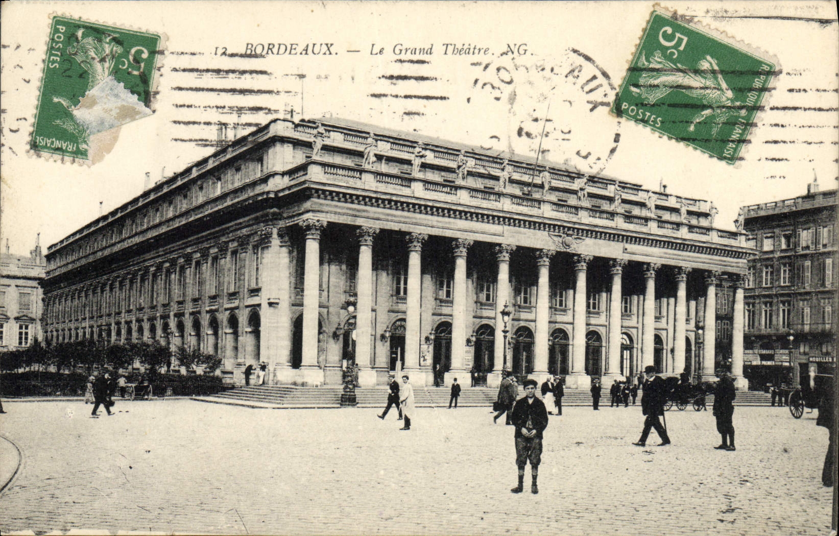 CPA Le grand Theatre Bordeaux