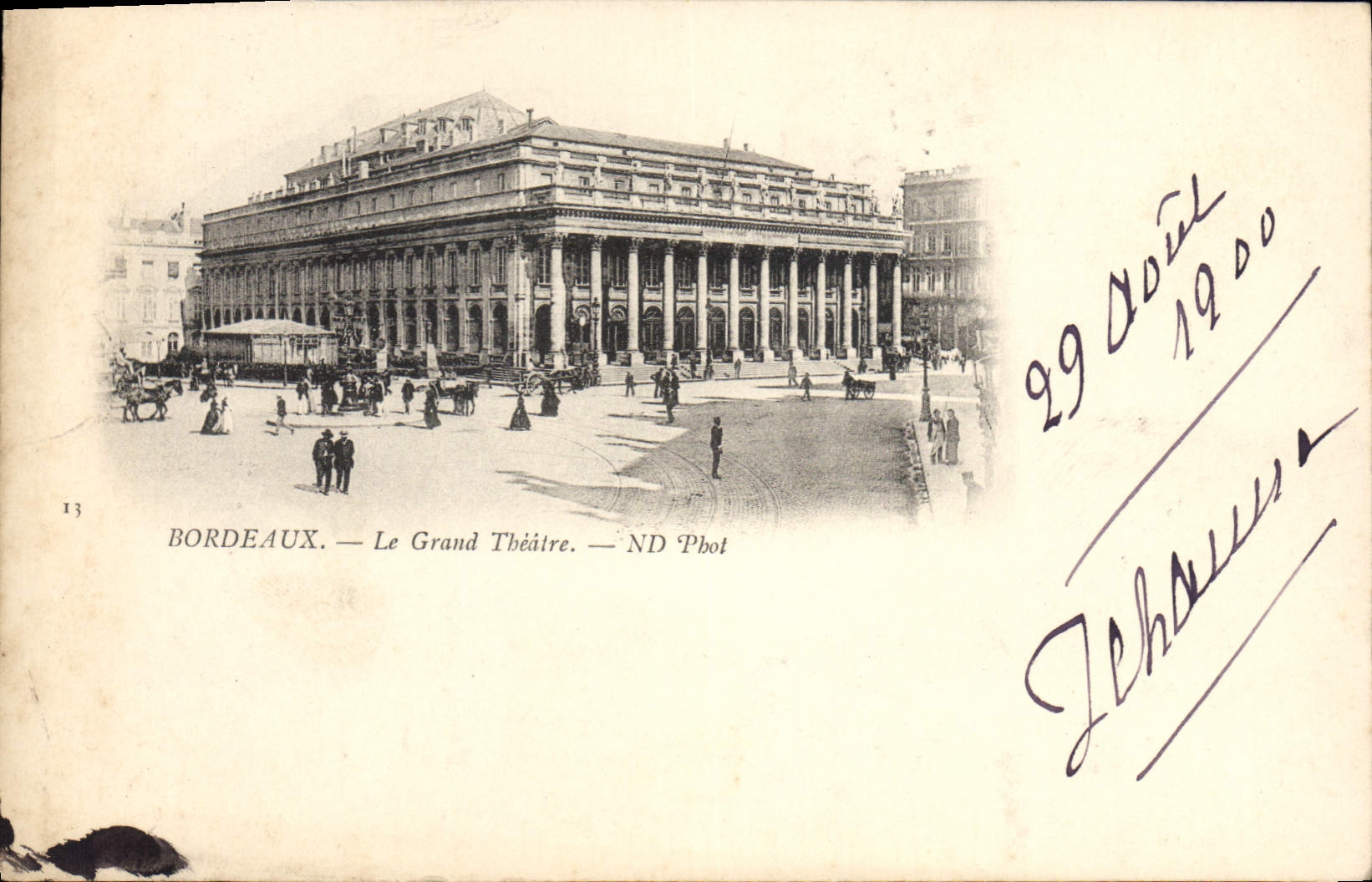 CPA Le grand Theatre Bordeaux 