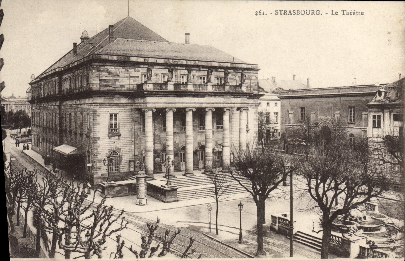 CPA Le Theatre Strasbourg 