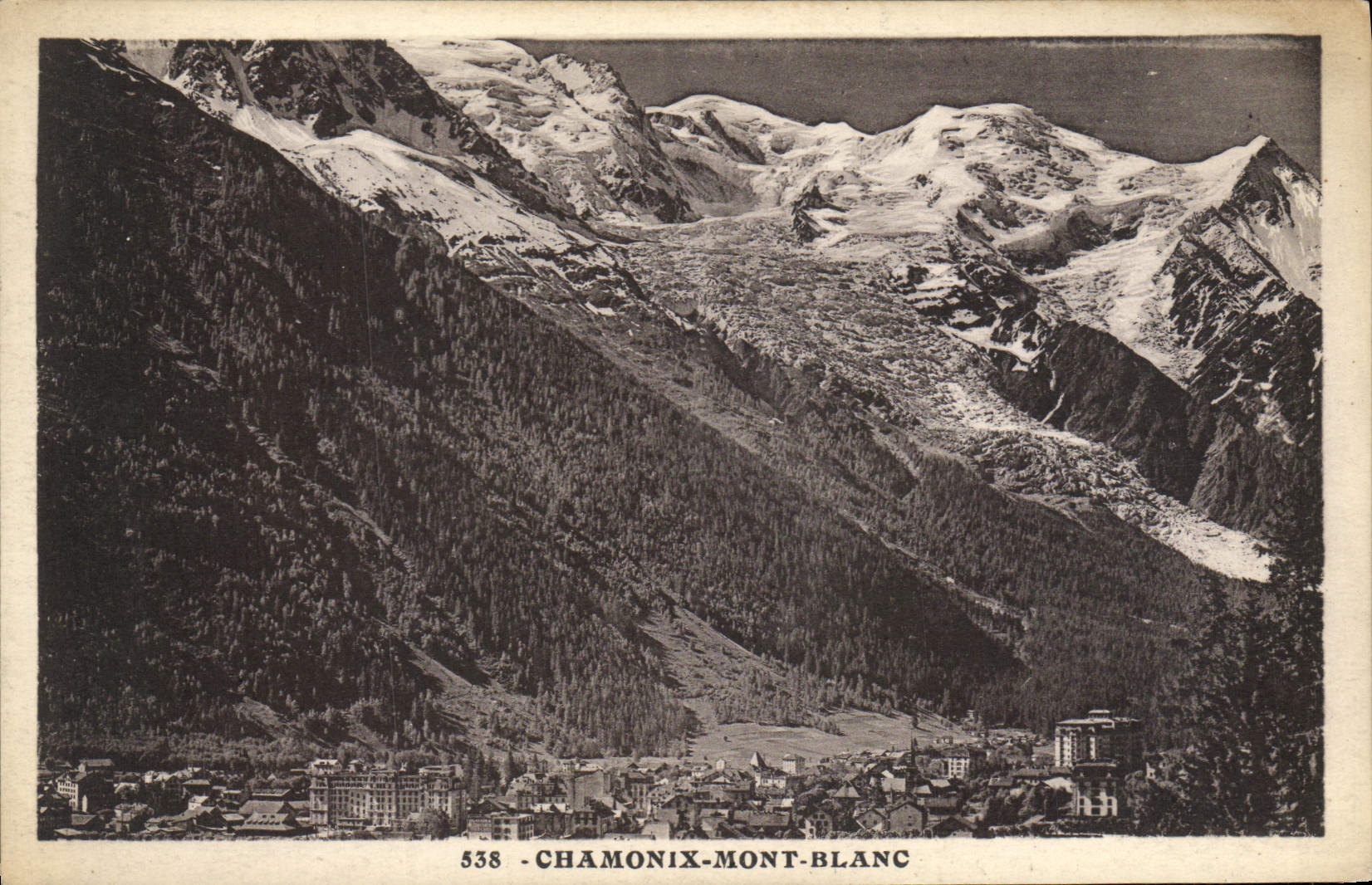 CPA Chamonix Mont Blanc 