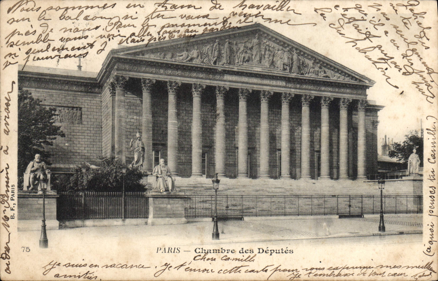 CPA Paris Chambre Des Deputes