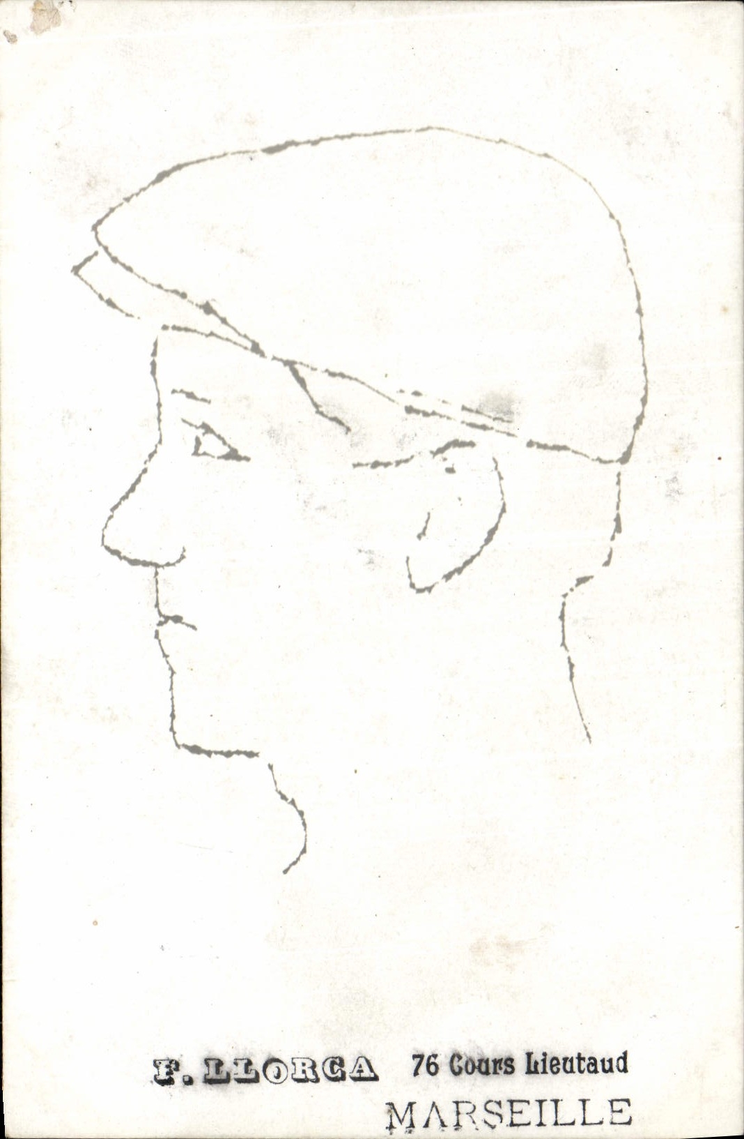 VINTAGE POSTCARD Velo Cycles Cycling Llorca Marseilles