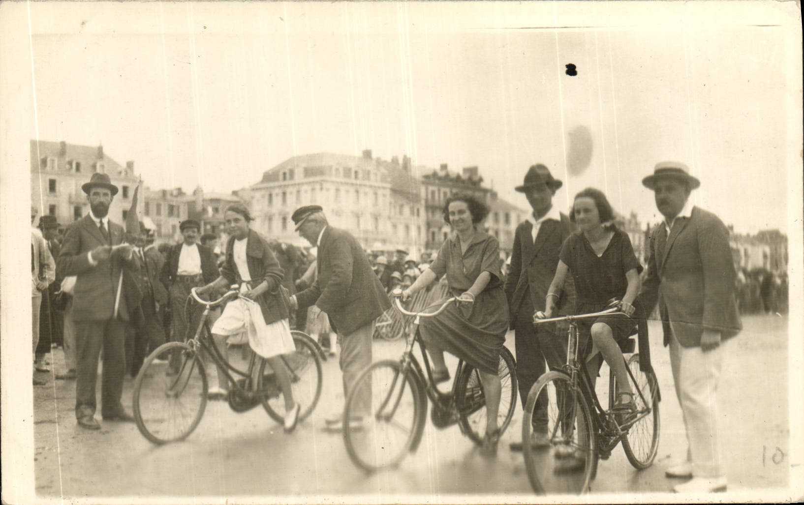 CARTE PHOTO Velo Cycle Cyclisme Femmes
