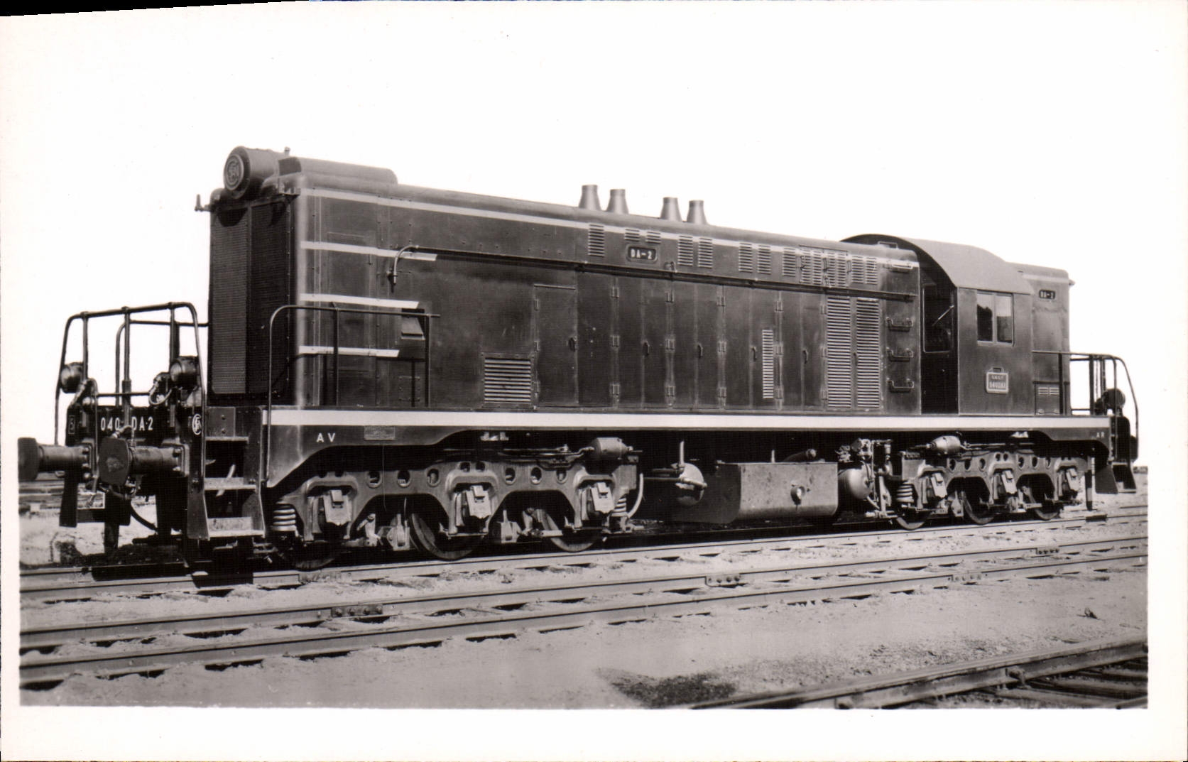 CPM Chemins de Fer Train Locomotive Diesel Electrique Type A1A